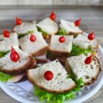 Sanduíches pão caseiro